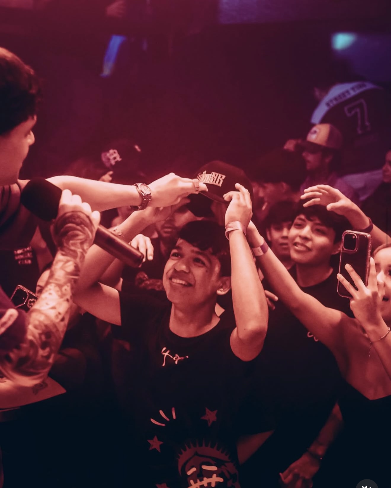 LOBO66 meeting younger fans during a performance